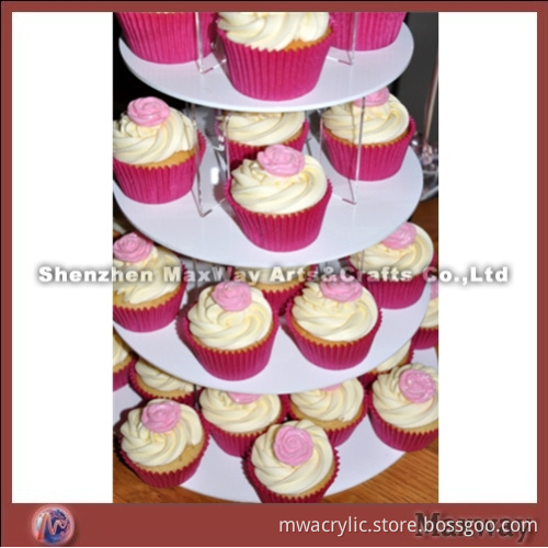 White Cupcake Stand Holder Rack